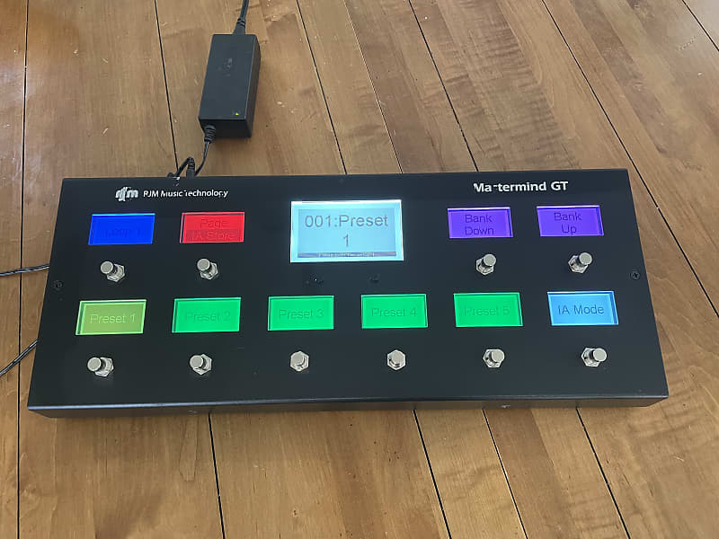 RJM Mastermind GT/10 MIDI Foot Controller 2020s Black Reverb