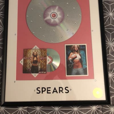 Britney Spears Signed platinum display Britney Spears 2018 Platinum image 1