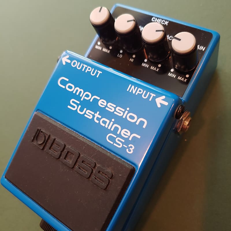 (美品箱付き)1990年頃製CompressionSustainer CS-3 Vintage 1989 Boss CS-3 Compression Sustainer / MINT with Box