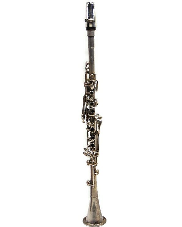 Cavalier Elkhart metal clarinet, USA, Silver-finish