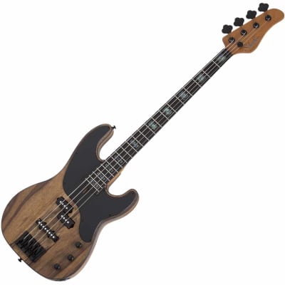 Fleabass Model 32 4 String Bass Guitar Water Finish Blue and 