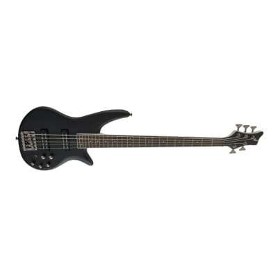 Jackson JS Series Spectra Bass JS3V 5-String, Laurel Fingerboard, Maple Neck, and Active Three-Band EQ Electric Guitar (Right-Handed, Satin Black) image 3