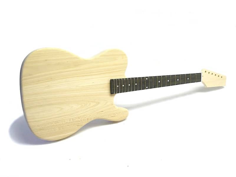E-Gitarren-Bausatz / Guitar DIY Kit ML-Factory® MLT ohne Fräsungen Esche/Blackwood ohne Hardw. image 1