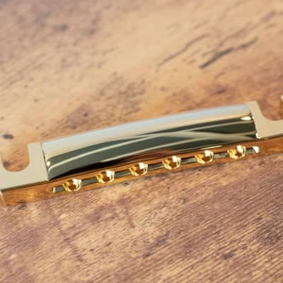 Gibson Stop Bar Tailpiece - Gold image 3
