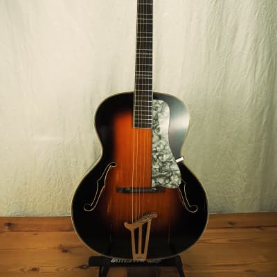 Musima  Solid Top Vintage Archtop Guitar East Germany 1960ies 1970ies partly restored image 2