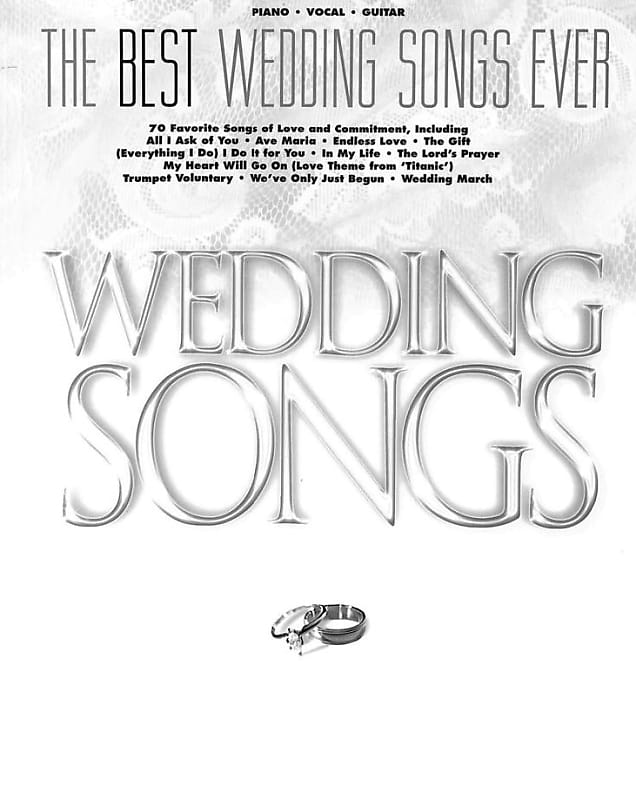 The Best Wedding Songs Ever - Piano Vocal Guitar | Reverb