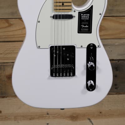 Fender Player Telecaster Electric Guitar Polar White w/ Maple Fretboard image 2