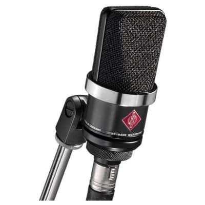 Neumann TLM 102 Studio Microphone, Black, with Standmount image 1