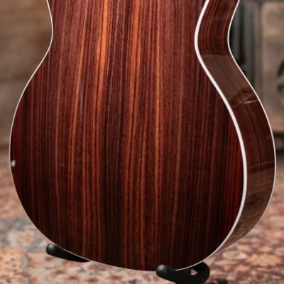 Taylor 214e-SB DLX Grand Auditorium Acoustic/Electric Guitar with Deluxe Hardshell Case - Floor Model Demo image 8