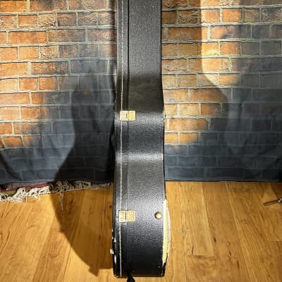 TKL ES-335 Style Hardshell Guitar Case - Black/Grey Fur image 7