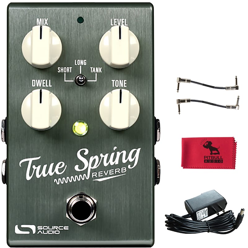 Source Audio SA247 True Spring Reverb Guitar Pedal w/ Power Supply