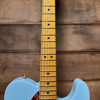 Fender American Pro II Thinline Telecaster - Daphne Blue w/ Hard Case image 7
