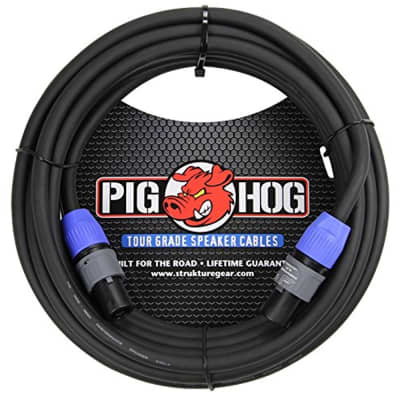 Pig Hog PHSC25SPK 14 Gauge Speaker Cable Speakon to Speakon, 25 ft image 1