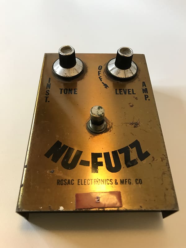 Rosac Nu Fuzz Vintage Effects Box 1968 1971 Gold Reverb France