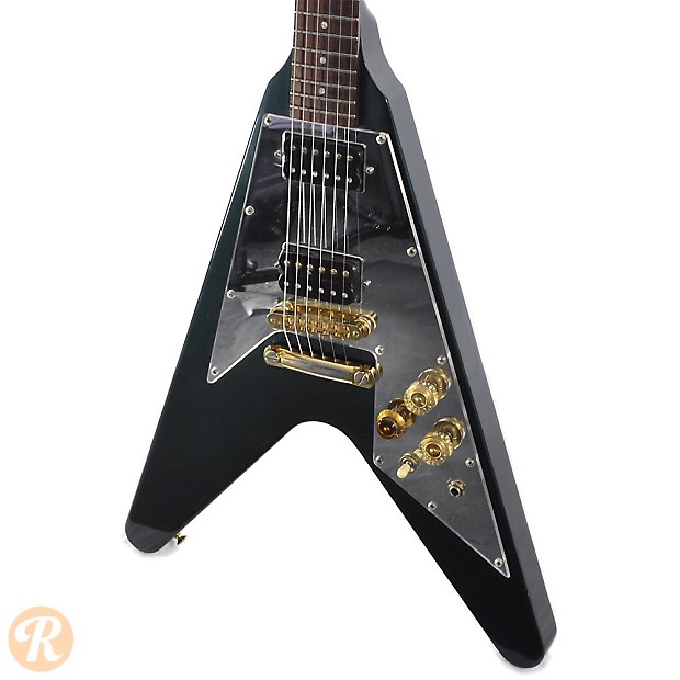 ギブソン　フライングV　９３年製 Gibson USA 1993年製 Flying V'67 Black USED 良好 - Teenarama