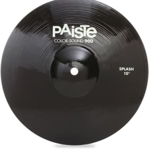 Paiste 10 inch Color Sound 900 Black Splash Cymbal image 4