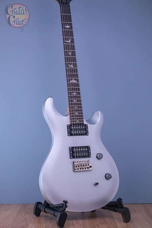 PRS SE CE24 Standard Satin Metallic Silver DEMO image 1