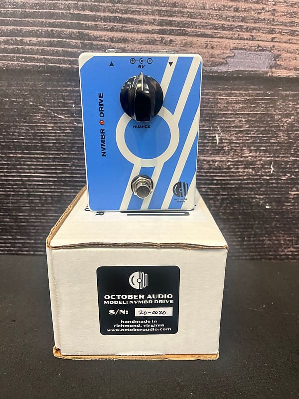 October Audio Nvmber Drive Overdrive Guitar Effects Pedal (Carle Place, NY) image 1