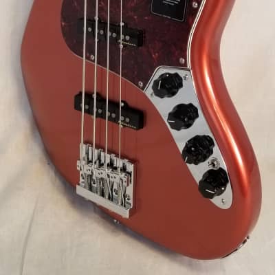 Fender Player Plus Jazz Bass Elec. Bass Guitar, Maple Fingerboard, Aged Candy Apple Red, W/ Deluxe Gig Bag image 2