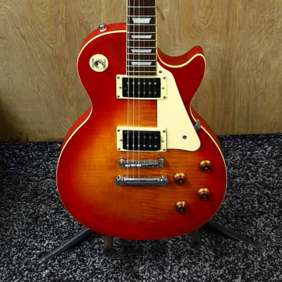 Epiphone Les Paul Standard With Bigsby Cherry Red | Reverb