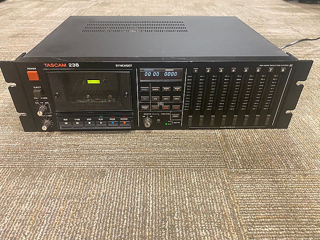 Tascam 238 Syncaset 8-Track Multi-Track Cassette Rackmount | Reverb