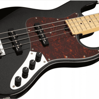 Sadowsky MetroExpress 21-Fret Vintage J/J Bass Solid Black High Polish image 5