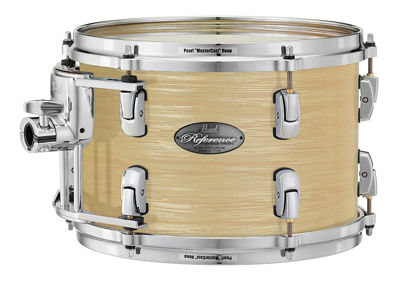 Pearl Music City Custom 14"x14" Reference Series Floor Tom PLATINUM GOLD OYSTER RF1414F/C453 image 1