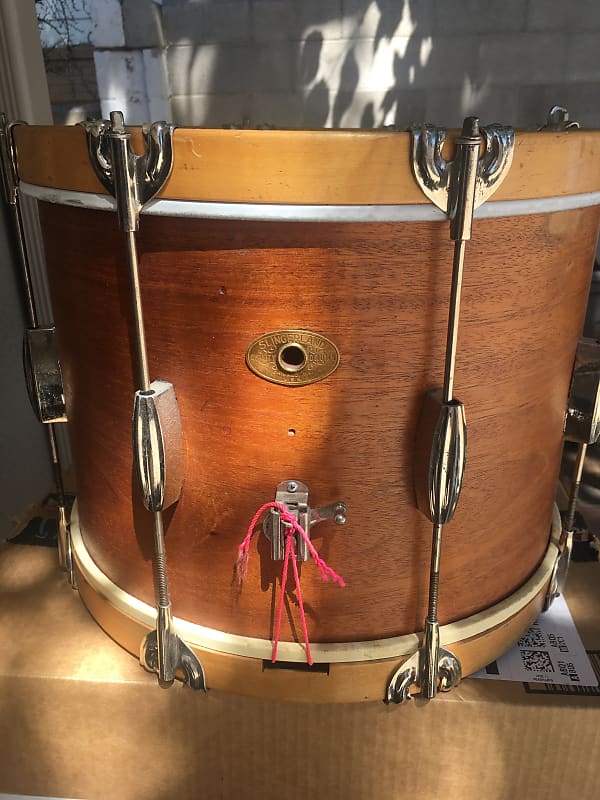 Slingerland marching snare drum 1950’s mahogany Reverb