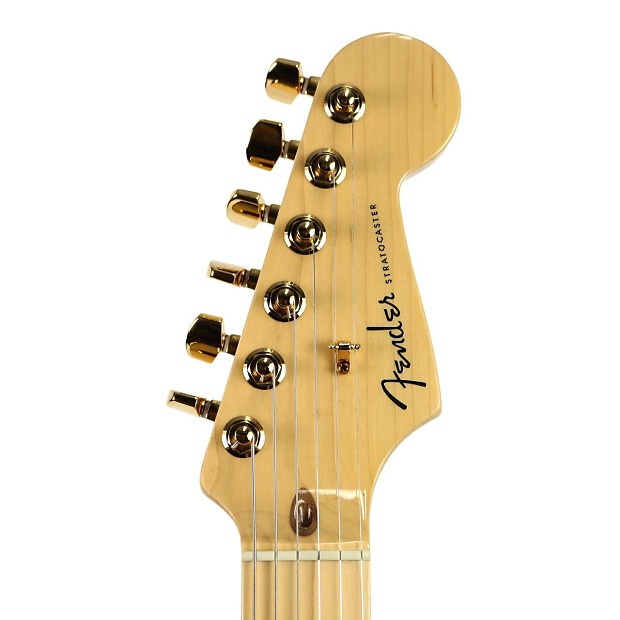 Immagine Fender 50th Anniversary American Deluxe Stratocaster Sunburst 2004 - 4