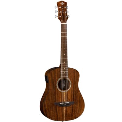 Luna Safari Solid Koa Top Acoustic Electric Guitar w/Gigbag image 2
