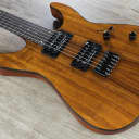 ESP LTD M-1000 HT Koa Top Electric Guitar Ebony Board Seymour Duncan Natural