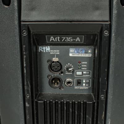 RCF ART 735-A 1400-watt Powered 15-Inch PA Loudspeaker w/ Bag x1237 (USED) image 6