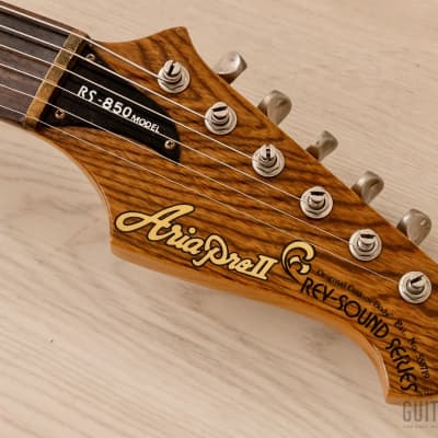 1981 Aria Pro II Rev-Sound RS-850 Neck Through Superstrat Walnut