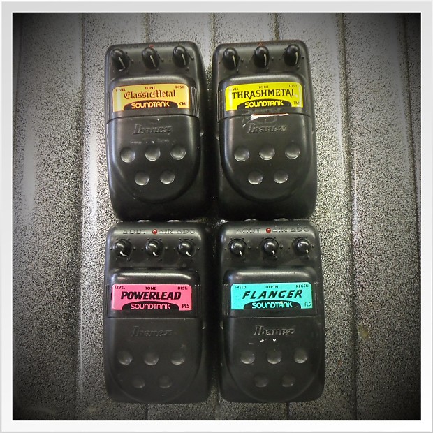 4 Ibanez SoundTank Pedals-Distortion/Flange | Reverb
