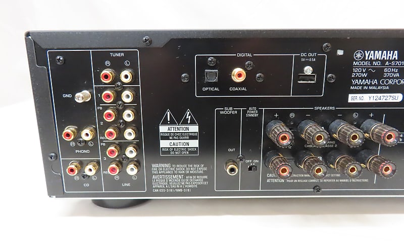 Amplificador Hifi Yamaha A-S701 Silver - Multison