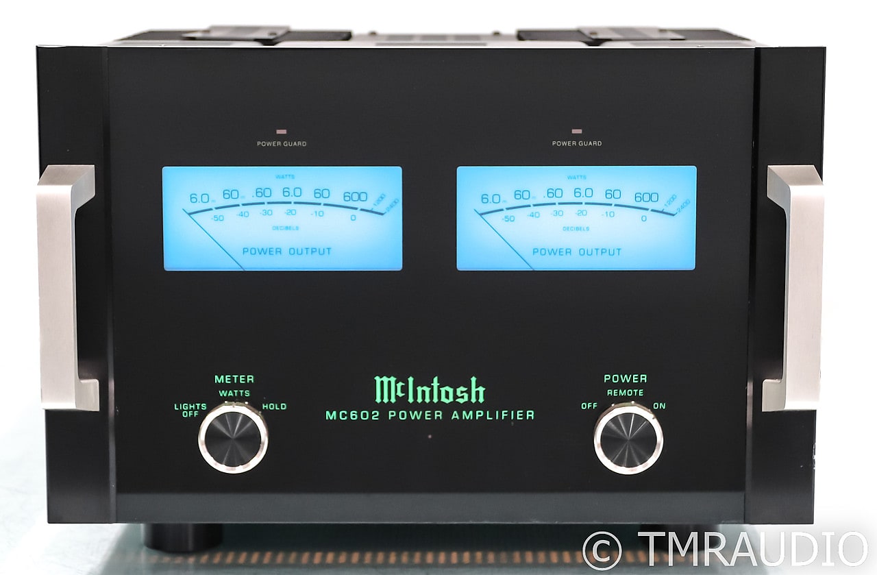 McIntosh MC602 600Watt Stereo Solid State Power Amplifier Reverb