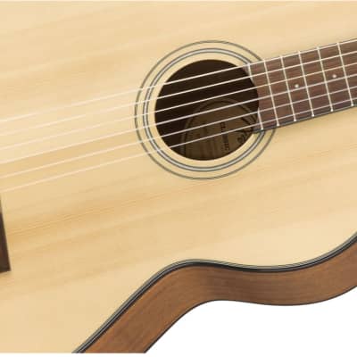 Fender CN-60S Nylon Classical Acoustic Guitar - Walnut Fingerboard, Natural image 1