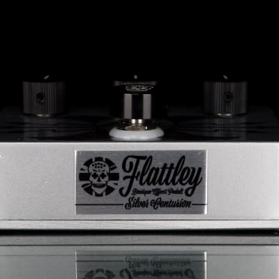Flattley Guitar Effect Pedals Silver Line Silver Centurion Transparent Overdrive Guitar Pedal image 3
