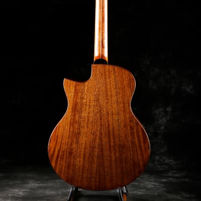 Avian Songbird 2A Natural All-solid Handcrafted African Mahogany Acoustic Guitar image 6