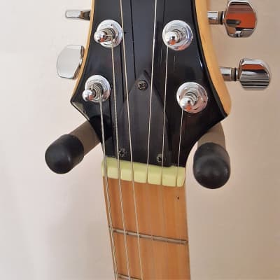 Silvertone Fastback Electric Guitar, Blue/Green image 3