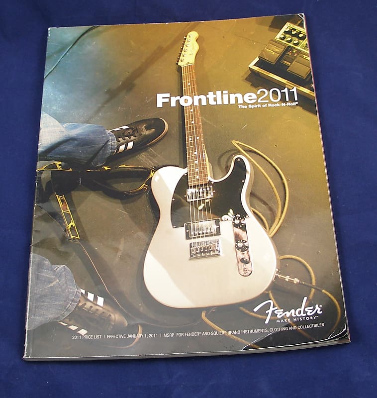 Fender Frontline Catalog 2011 Reverb