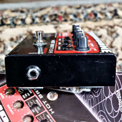 Radial Tonebone Hot British Tube Overdrive 2010s - Red with Power Supply image 5