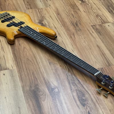 Yamaha TRB5P Amber Improved w/ John East Buffer preamp and better electronics image 13