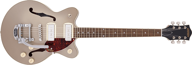 Gretsch G2655T-P90 Streamliner™ Center Block Jr. Double-Cut P90 with Bigsby®  Sahara Metallic and Vintage Mahogany Stain image 1