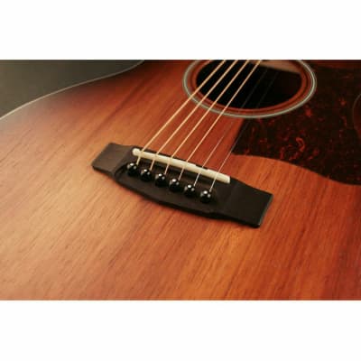 Cort LCJWAOP Little CJ Walnut Spruce Top Mahogany Neck 6-String Acoustic-Electric Guitar w/Gig Bag image 14