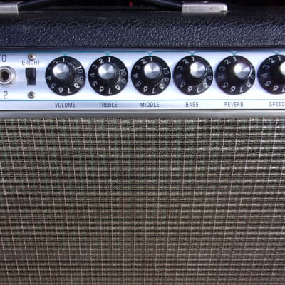 REVISED:  1968 Fender Twin Reverb, good drip edge, Reverend-Naylor speakers, caps/resistors, Cipollina image 4