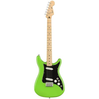 Fender Player Lead II Electric Guitar (Neon Green, Maple Fretboard) (BZZ) image 2