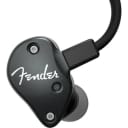 Fender FXA2 Professional In-Ear Monitor Headphones, Metallic Black