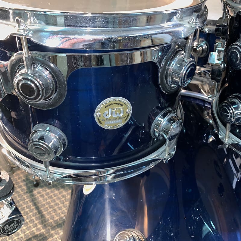 DW Drum Workshop Collectors Series Stainless Steel 5 Pc. Drum Set Kit with  Nickel Hardware $5299.99