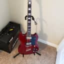 Guild  S-100 Polara Solid Body Slab 2017 Cherry  Red (Guitar Only)
